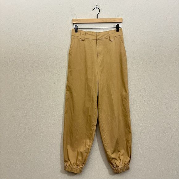 I.AM.GIA Cobain High Waist Joggers Pants Tan/Sand (Chain Accents Missing) - Picture 1 of 14
